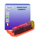 T3AZUR Cartouche compatible avec Canon CLI581 XL Magenta pour Canon Pixma TS8151, TS8152