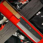 Japanilainen vihannesveitsi Nakiri Tsutomu Kajiwara TK-1118BGA 18cm