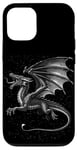 Coque pour iPhone 12/12 Pro Déguisement de dragon médiéval Ren Faire Lazy