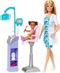 Barbie Careers Dentist Doll and Playset with Accessories, Medical Doctor... 