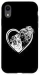 iPhone XR Saint Bernard Mom Dog Art Valentine's Day Heart Case