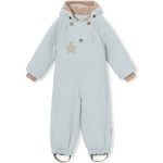 MINI A TURE MATWISTO fleece lined spring coverall – pearl blue - 92