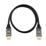 cablecc Câble HDMI 2.1 Câble Ultra-HD UHD 8K 60hz 4K 120hz 48Gbs avec câble Audio et Ethernet HDMI 3m