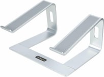 StarTech.com Support Ordinateur Portable (5kg) - Socle Ordinateur Portable en Aluminium, Argenté - Réhausseur PC pour MacBook Air/Pro, Dell XPS, Lenovo - Élévateur Ergonomique (Laptop-Stand-Silver)