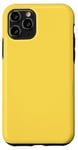 Coque pour iPhone 11 Pro Couleur jaune moutarde simple