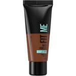 Maybelline New-York - Fond de Teint Fluide Fit Me! Matte & Poreless - Peaux normales à grasses - Teinte : 365 Expresso - 30 ml