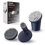 Panasonic ER-CFB1 Multishape Modular Personal Care System, Facial Brush Head Attachment Set, Facial Exfoliation Brush, Cleansing Beard Brush, Deep Clean Brush, Black