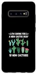 Coque pour Galaxy S10+ agriculture urbaine plantes d'intérieur jardinage succulent mini cactus