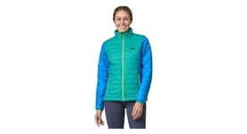 Doudoune femme patagonia nano puff bleu vert