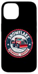 Coque pour iPhone 14 Trump's Snowflake Removal Service de Noël festif