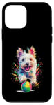 Coque pour iPhone 12 mini West Highland White Terrier coloré