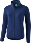 Erima Damen Basic Sweatjacke, New Navy, 42 EU