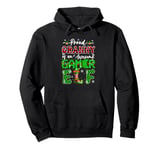 Proud Granny Of An Awesome Gamer Elf Christmas Video Games Pullover Hoodie