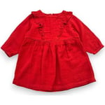 Robe enfant Petit Bateau  Robe bébé Rouge - 18 mois