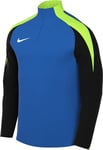 Nike M NK DF Strk24 Drill Top K Haut à Manches Longues, Bleu Roi/Noir/Volt/Blanc, L Homme