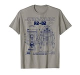 Star Wars R2-D2 Astromech Droid Blue Print Schematic T-Shirt T-Shirt