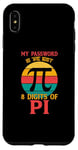 Coque pour iPhone XS Max My Password Is The Last Digits Of Pi Rétro Math Student