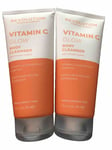 Revolution Vitamin C Glow Body Cleanser 2 x 200ml Grapefruit Complex