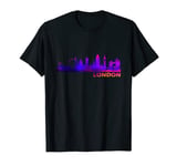 London Skyline Queen England Watercolor T-Shirt