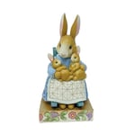 Enesco Jim Shore Mme Lapin dans Un Fauteuil à Bascule avec Figurine 13,6 cm de Hauteur