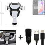 Car holder air vent mount for Honor X6a cell phone mount