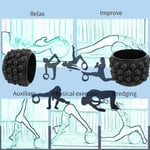 Yoga Wheel Soreness Relief Stretching Massager Back Cracker Wheel Black For