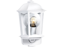 Steinel L 190 S 644512 Vägglampa utomhus med rörelsesensor Energisparlampa, LED (RGB) E27 100 W Vit