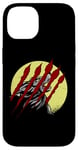 iPhone 14 Werewolf Full Moon Horror Movie Scratches Howling Wolf Case