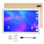 10 tuuman tabletti 4G RAM 8 Gt ROM 256 Gt edessä 8 megapikseliä takana 13 megapikseliä 1920x1200 kahdeksanydintä 2,0 GHZ 8800 mAh Golden Tablet Android11 100–240 V UK Plug