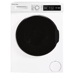 Russell Hobbs Freestanding Washing Machine, 8kg Capacity, 1400 rpm, 15 Programmes, Eco Technology, Rapid Wash Cycles, White, RH814W111W