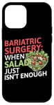 Coque pour iPhone 12 mini Salade sarcastique de chirurgie bariatrique blague manger fitness