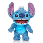 WOW! STUFF: Disney Chatty Stitch Animatronic Plush Puppet – Over 100 Action & Sound Combinations, Lip Sync Technology, Dual Play Puppetronics, Mood Control