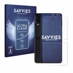 6x Film Protection Ecran pour Samsung Galaxy Z Flip 3 5G (Avant+Caméra) Film