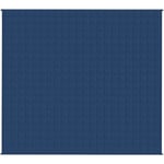 Couverture lestée Bleu 200x220 cm 13 kg Tissu Vidaxl Blue