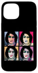 Coque pour iPhone 15 Rocky Horror Show Doctor Frank N. Furter Pop Art