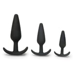 Prowler Red Anal Training Kit 3 Size Butt Plug Practice Beginners Starter Set