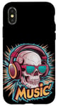 Coque pour iPhone X/XS Cool Headphones Music Lover