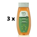 Panimohiivallinen shampoo Margarita ohuille hiuksille, 400ml x 3 kpl