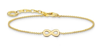 Thomas Sabo 18K guldpläterat infinity-armband A2161-413-39-L19v