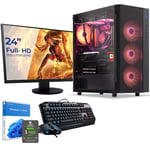 Sedatech Pack PC Gamer Pro Watercooling • AMD Ryzen 9 7900X • RTX4070 • 32Go DDR5 • 2To SSD M.2 • Windows 11 • Moniteur 24