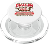 Row Row Row your dragon boat Design PopSockets PopGrip for MagSafe