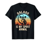 Galago Is My Spirit Animal Retro Nature Bush Baby T-Shirt