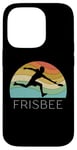 Coque pour iPhone 14 Pro Ultimate Frisbee Disque volant rétro pour homme et femme