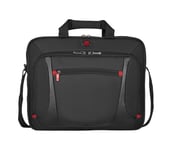 Wenger - Kannettavan tietokoneen laukku 9 l 16" tablettitaskulla 10" Sensor musta