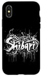 Coque pour iPhone X/XS bondage pervers Shibari Logo de Jute Ropes Graffiti semenawa