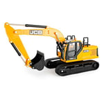 TOMY BRITAINS - Véhicule de Collection, Excavatrice sur Chenilles JCB pour Adultes 43211, Réplique de Véhicule de Construction, Modèle à l'Echelle 1/32, Adaptée aux Enfants de 3 ans+