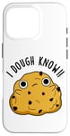 Coque pour iPhone 16 Pro Jeu de mots « I Dough Know Funny Food »