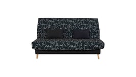 Housse pour clic clac 130 cm ARIA motif faceline