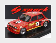 1:43 SPARK Renault R5 Turbo #4 Europa Cup 1984 Massimo Sigala Red S5558