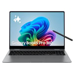 Samsung Galaxy Book5 Pro 360, Copilot+ PC, Ordinateur Portable avec IA, Écran Tactile 16", S Pen Inclus, Intel Core Ultra, Mémoire 16 Go, Stockage 512 Go, Wi-Fi 7, Batterie Longue Durée, Anthracite